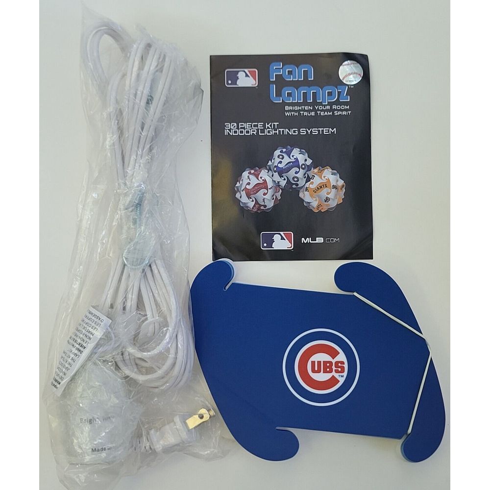 Chicago Cubs Puzzle Lamp Kit w/Light DIY FanLampz‎ Luv A Lamps